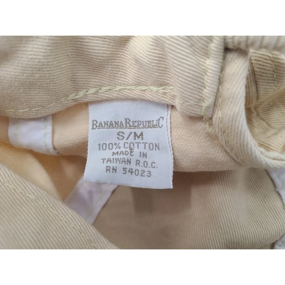 Banana Republic Stretch Fitted S-M Hat Cap Baseball Casual‎ Dad Men Women Yellow